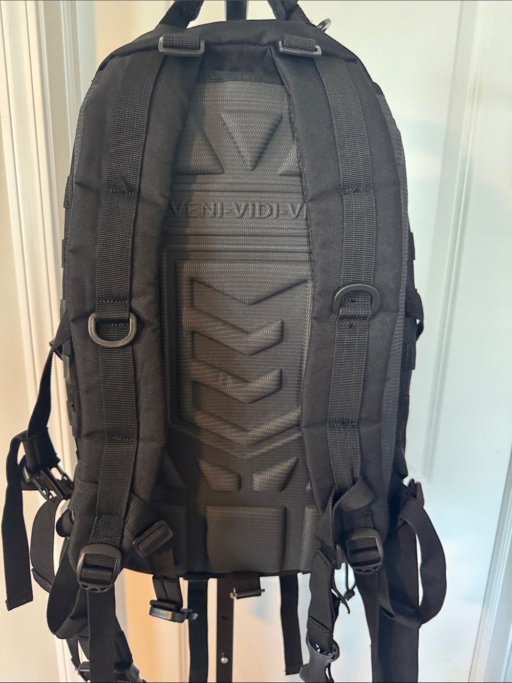 Men's Tactical MOLLE Backpack in Black - Picture 2 of 4